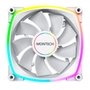 Ventoinha Montech RX140, 140mm, PWM, ARGB, Lâmina Reversa, Branco - RX140 PWM White