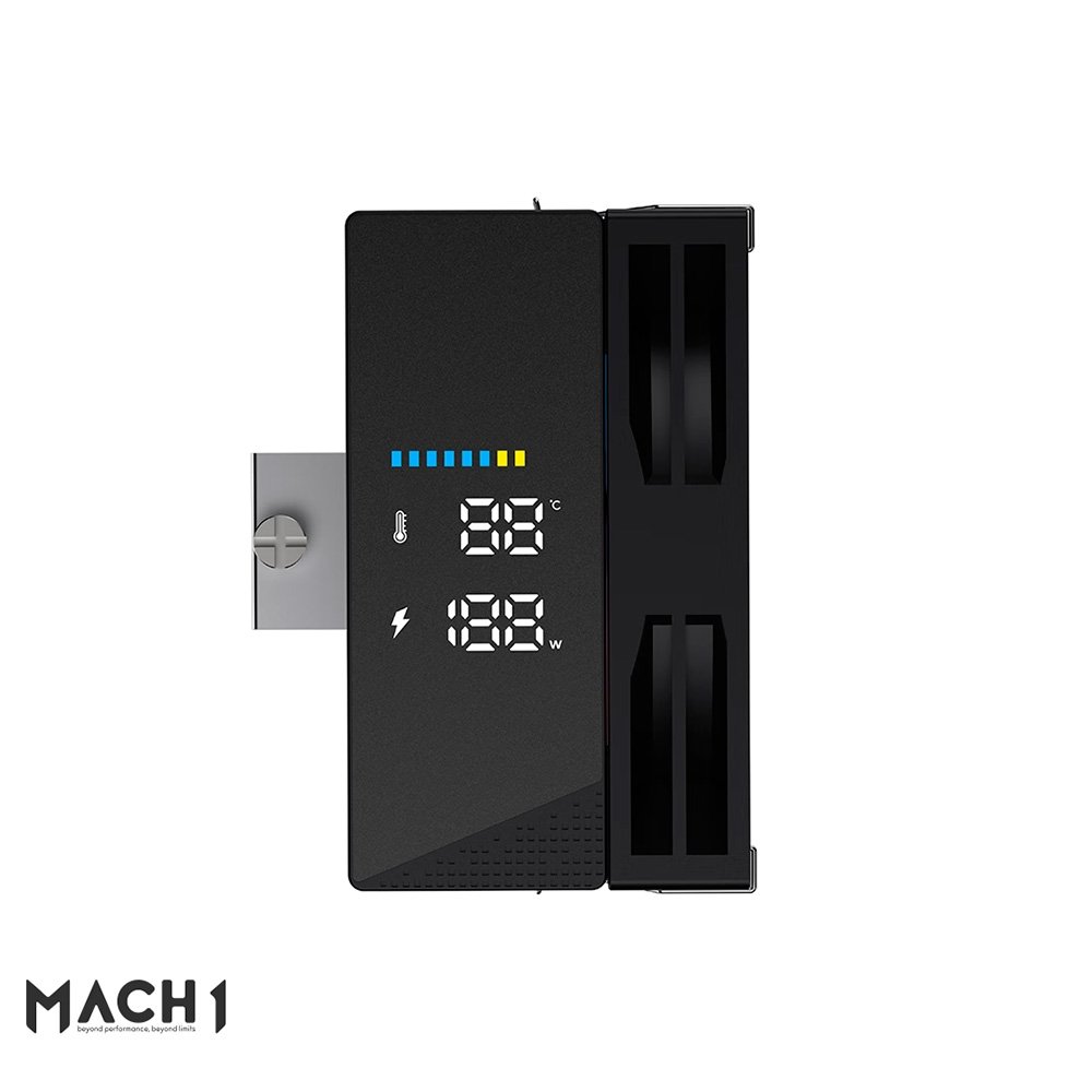 Air Cooler MACH1 ECHO DIGITAL, AMD e Intel, 120mm, Preto - P50i DIG Air Cooler MACH1 ECHO DIGITAL, AMD e Intel, 120mm, Preto - P50i DIG