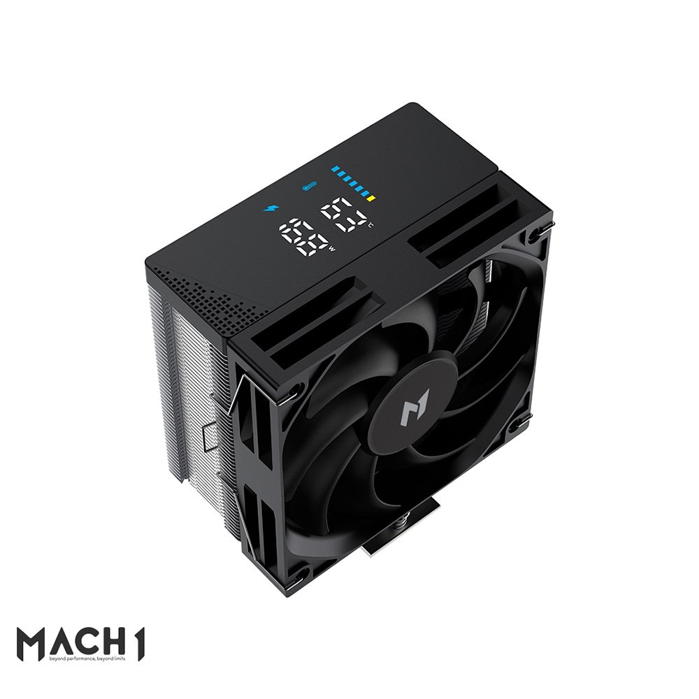 Air Cooler MACH1 ECHO DIGITAL, AMD e Intel, 120mm, Preto - P50i DIG Air Cooler MACH1 ECHO DIGITAL, AMD e Intel, 120mm, Preto - P50i DIG