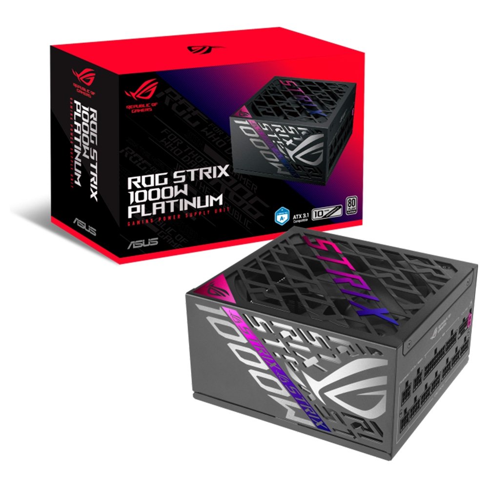 近日取り下げ最終価格 ROG Strix 1000W Platinum WH ROG Strix 1000W Platinum ATX 3.1 PCIe 5.1 | KaBuM!