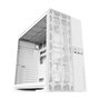 Gabinete Gamer Geometric Future Model 5 Nvidia Style, Mid Tower, ATX, Lateral em Vidro Temperado, Sem FANs, Branco - GEO-M5V-W