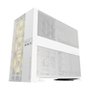 Gabinete Gamer Geometric Future Model 5 Nvidia Style, Mid Tower, ATX, Lateral em Vidro Temperado, Sem FANs, Branco - GEO-M5V-W