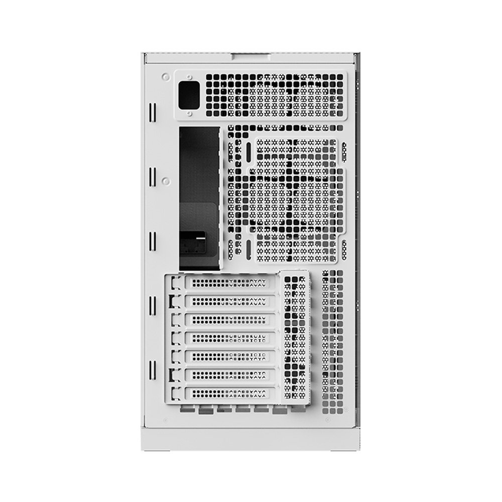 Gabinete Gamer Geometric Future Model 5 Vent, Mid Tower, ARGB, ATX, Lateral em Vidro, Mesh Frontal, com 5 Fans, Branco - GEO-M5VF-W