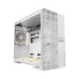 Gabinete Gamer Geometric Future Model 5 Vent, Mid Tower, ARGB, ATX, Lateral em Vidro, Mesh Frontal, com 5 Fans, Branco - GEO-M5VF-W