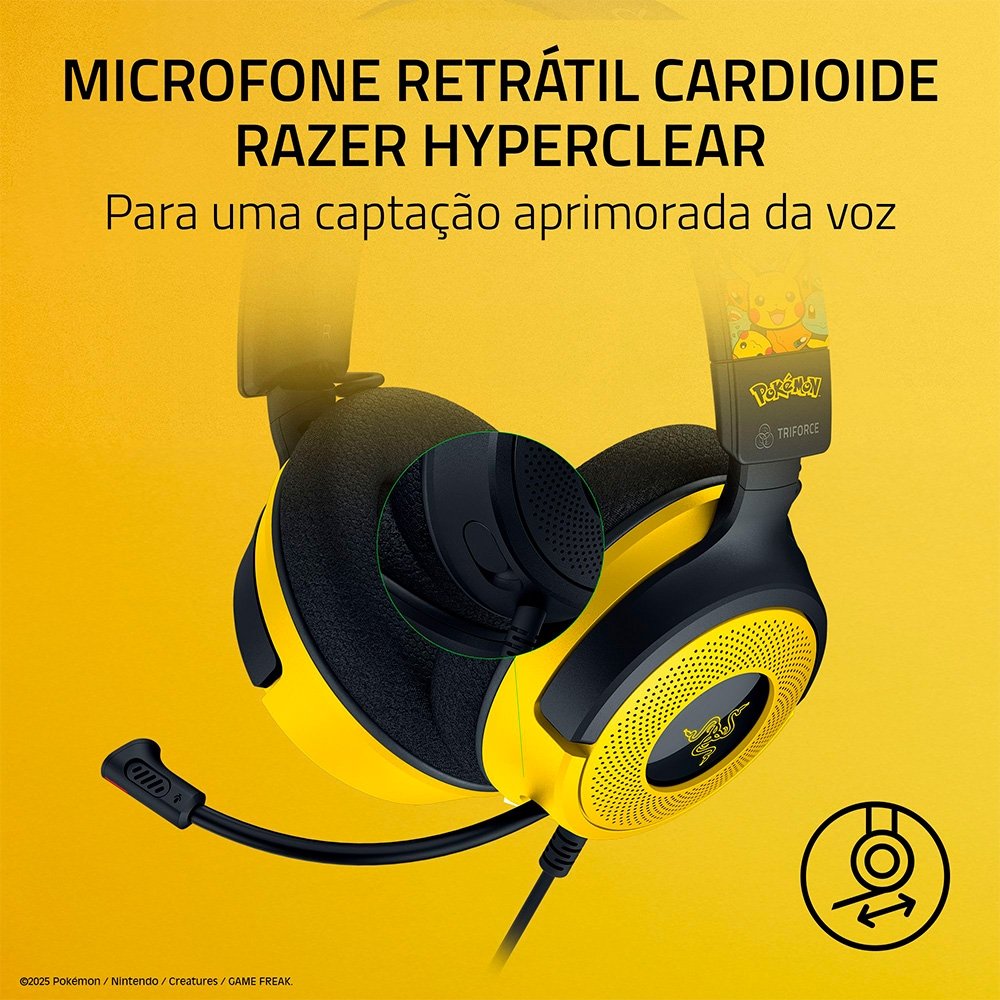 Razer Kraken V4 X Pokémon Edition | KaBuM!