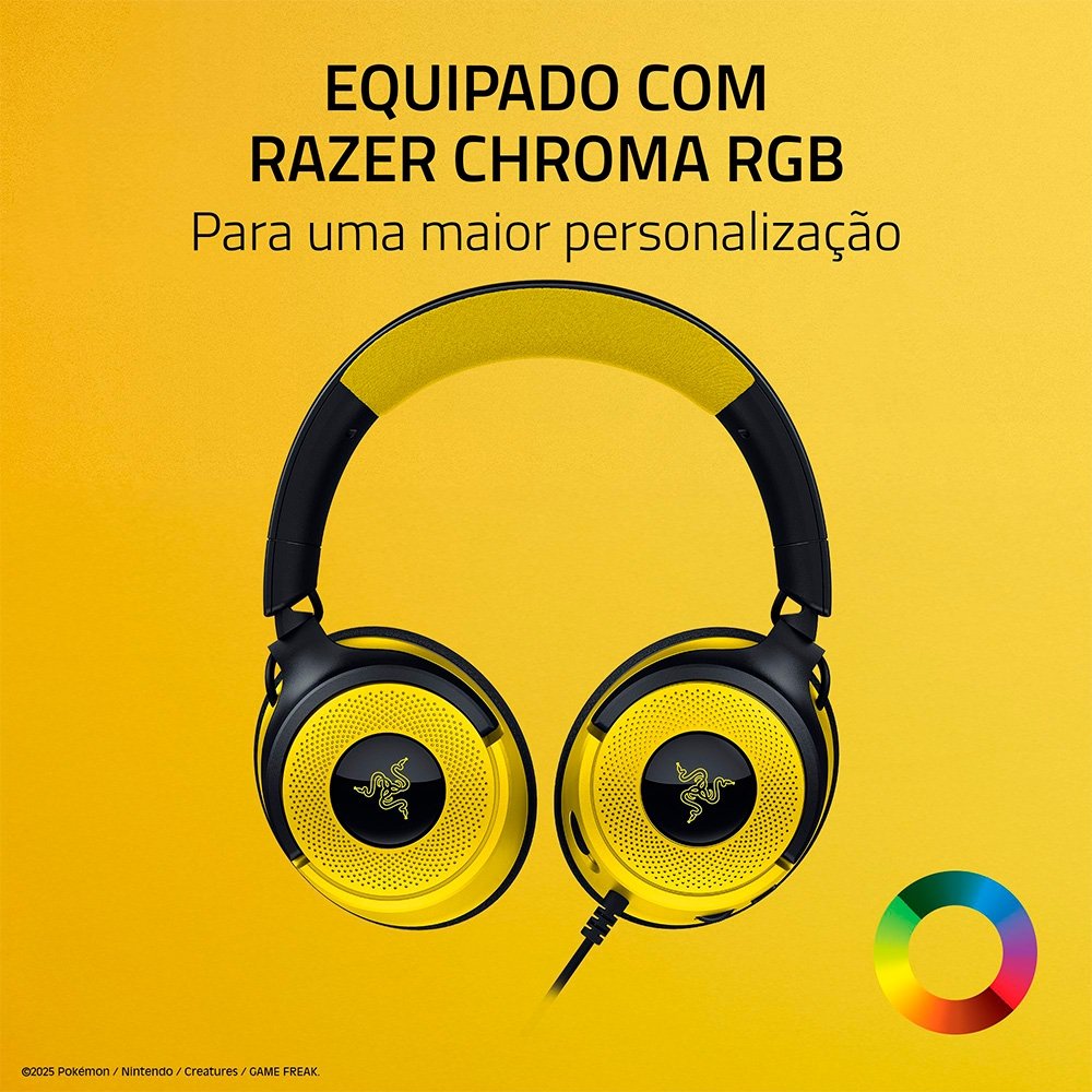 Razer Kraken V4 X Pokémon Edition | KaBuM!