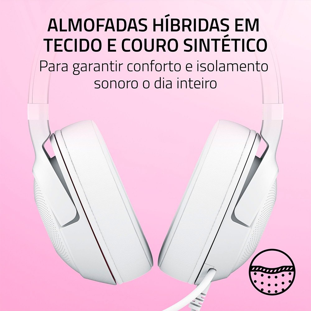 Headset Razer Kraken Kitty V2 RGB USB | KaBuM!
