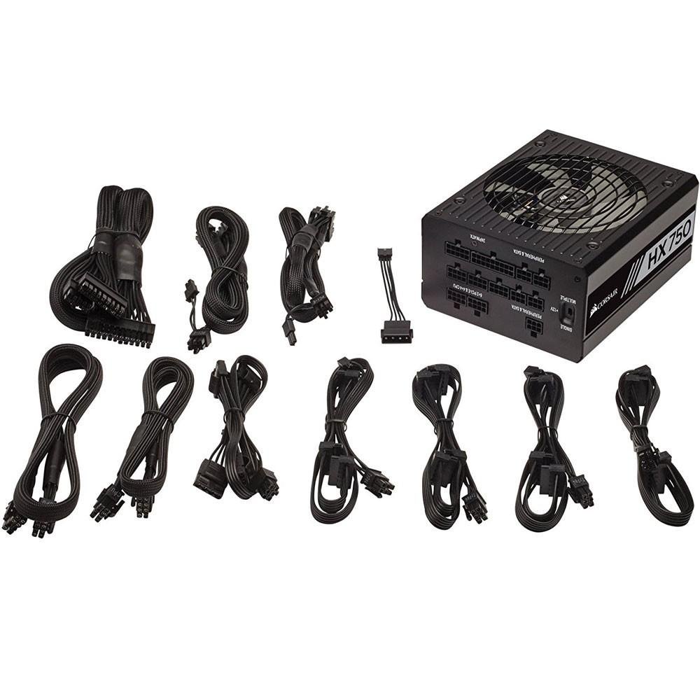 Fonte Corsair 750W, 80 Plus Platinum | KaBuM!