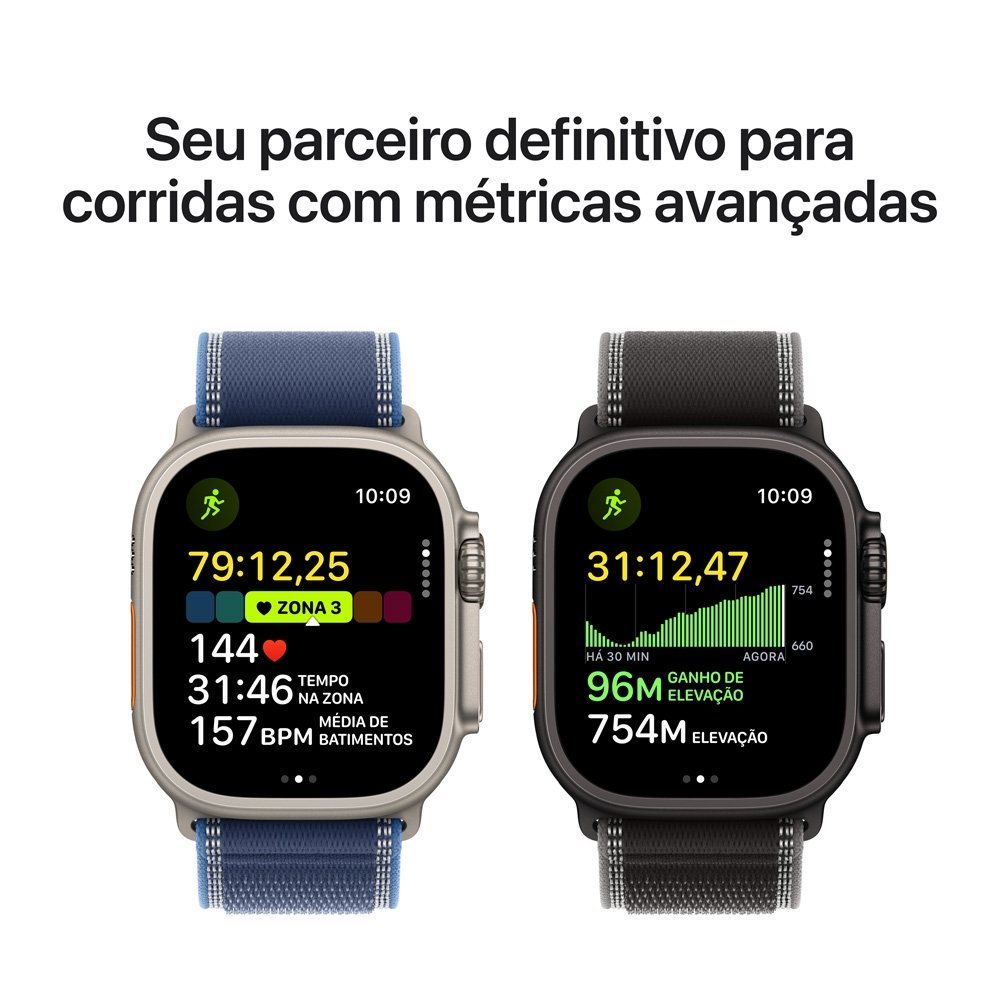 Apple Watch Ultra 3 GPS+Cellular, Titânio | KaBuM!