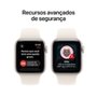Apple Watch SE 3 GPS, Caixa Estelar de Alumínio de 44 mm, Pulseira Esportiva Estelar, Tamanho M/G - MEHJ4AM/A