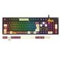 Teclado Mecanico Gamer Harry Potter Amsa Hogwart's, RGB, Full Size, ABNT2, USB, Preto - HP-592RGB