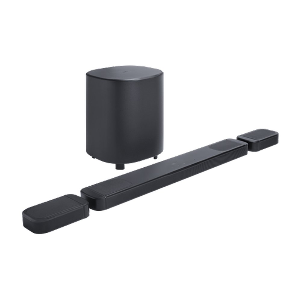 Soundbar JBL Bar 1000 M2, 7.1.4 Canais, Dolby Atmos e DTS:X, Subwoofer Sem Fio, Preta - JBLBAR1000M2BLKBR Soundbar JBL Bar 1000 M2, 7.1.4 Canais, Dolby Atmos e DTS:X, Subwoofer Sem Fio, Preta - JBLBAR1000M2BLKBR