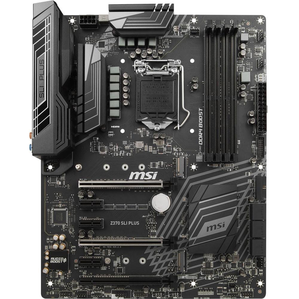 Placa-Mãe MSI Z370 SLI Plus, Intel LGA 1151, ATX, DDR4