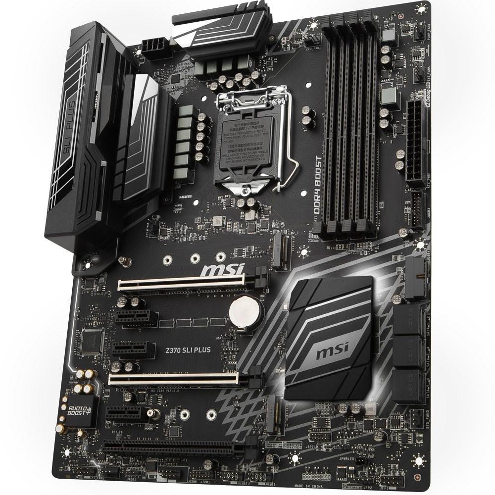 Placa-Mãe MSI Z370 SLI Plus, Intel LGA 1151, ATX, DDR4