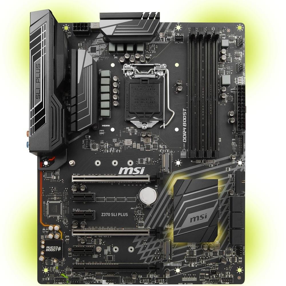 Placa-Mãe MSI Z370 SLI Plus, Intel LGA 1151, ATX, DDR4
