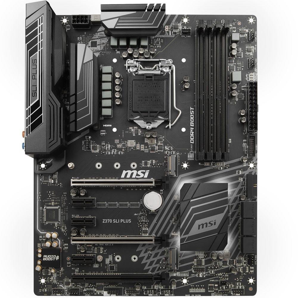 Placa-Mãe MSI Z370 SLI Plus, Intel LGA 1151, ATX, DDR4