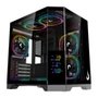 Gabinete Gamer Rise Mode Zeus Glass Screen 01, Mid Tower, M-ATX, Display 3.5, Lateral em Vidro, Preto - RM-CA-ZES-01-FB