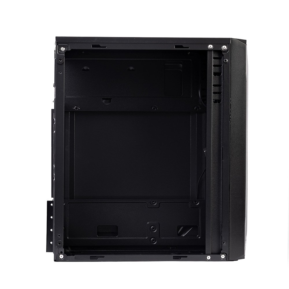 Gabinete Gamer Round5 Mants, Mini Tower, RGB, M-ATX, Lateral em Vidro, Preto - R5-MANTS-B-2178