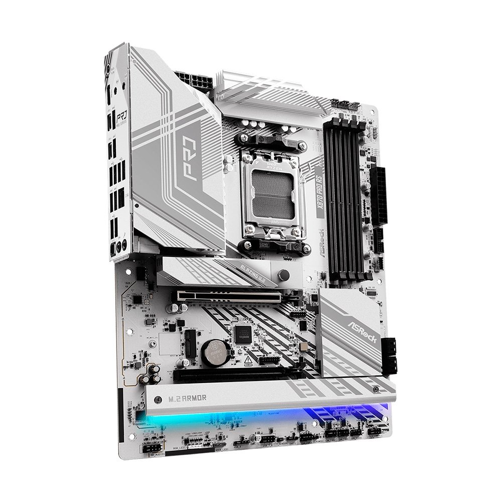 Placa-Mãe ASRock X870 Pro RS, Ryzen AM5 X870, ATX, DDR5 - 90-MXBPZ0-A0UAYZ Placa-Mãe ASRock X870 Pro RS, Ryzen AM5 X870, ATX, DDR5 - 90-MXBPZ0-A0UAYZ