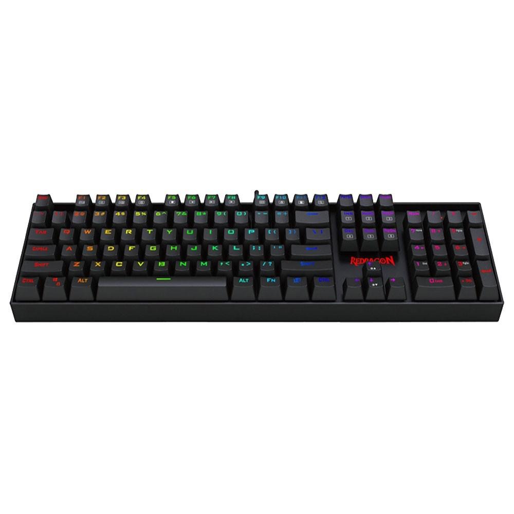 Teclado Mecânico Gamer Redragon Mitra, RGB, Switch Outemu Brown, ABNT2, Preto - K551RGB-1 (PT-BROWN)