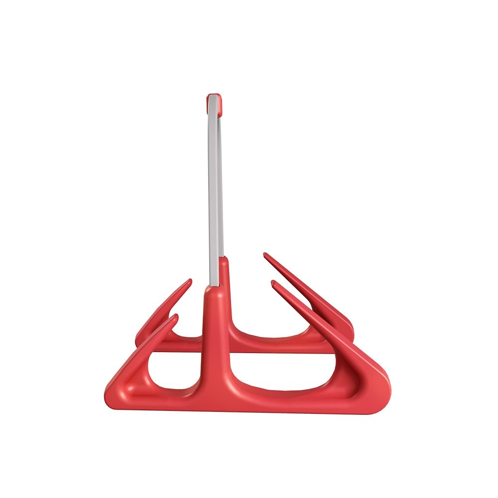 Suporte vertical para Notebook e Tablet Octoo LiteStand Vertical, Ice Silver e Laranja - 9573