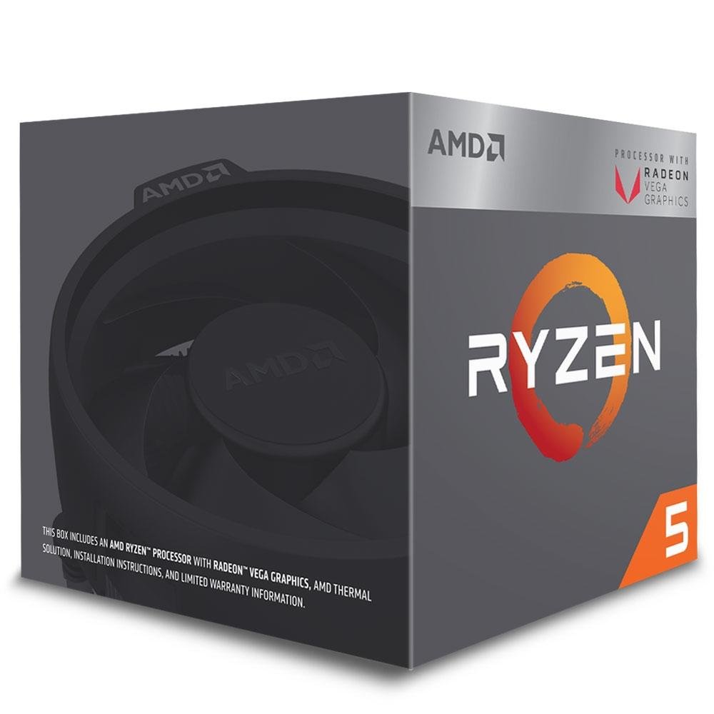 Processador AMD Ryzen 5 2400G Cooler Wraith Stealth | KaBuM!