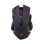 Mouse Gamer Sem Fio Redragon Griffin Pro, RGB, 4800 DPI, 7 Botões, USB 2.4GHz, Bluetooth, Preto - M602P-KS