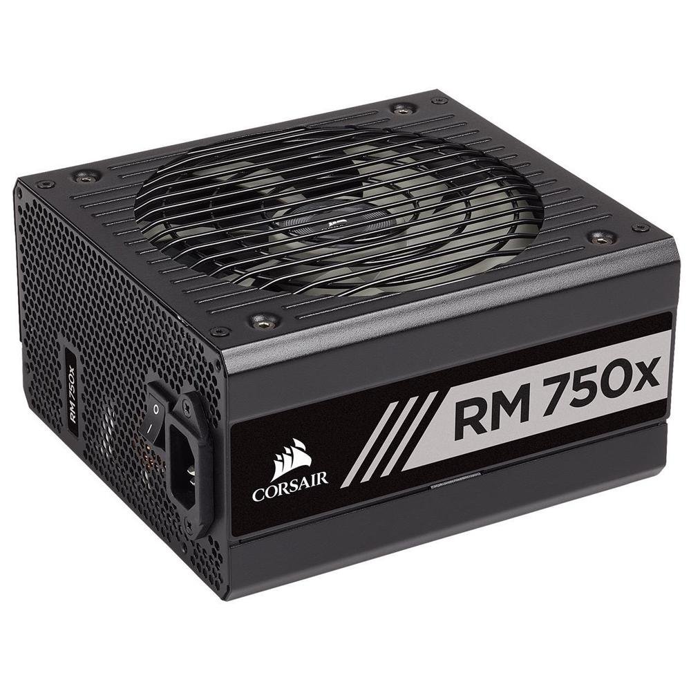 Fonte Corsair RM750x, 750W, 80 Plus Gold, Modular, Sem Cabo, Preto - CP-9020179 Fonte Corsair RM750x, 750W, 80 Plus Gold, Modular, Sem Cabo, Preto - CP-9020179