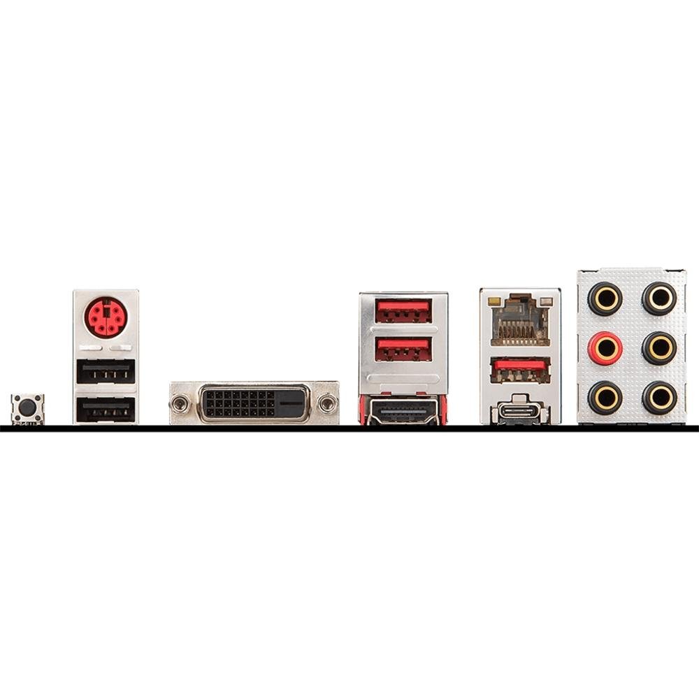 Placa-Mãe MSI B450 Tomahawk, AMD AM4, ATX, DDR4 Placa-Mãe MSI B450 Tomahawk, AMD AM4, ATX, DDR4