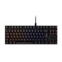 Teclado Mecânico Gamer Husky Harbor, ABNT2, RGB, Switch Gateron Red, Hotswap, Preto - HTG210PTVR