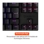 Teclado Mecânico Gamer Husky Harbor, ABNT2, RGB, Switch Gateron Red, Hotswap, Preto - HTG210PTVR