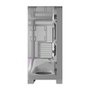 Gabinete Gamer PCYES Forcefield Dome, Mid Tower, RGB, Lateral em Vidro, White Ghost - Gffdwg