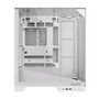 Gabinete Gamer PCYES Forcefield Dome, Mid Tower, RGB, Lateral em Vidro, White Ghost - Gffdwg