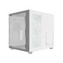 Gabinete Gamer Bluecase Pure Pro BG-064, Micro-ATX, Mini-ITX, 3x Fans Rainbow, Lateral em Vidro, Branco - BG-064PWBX