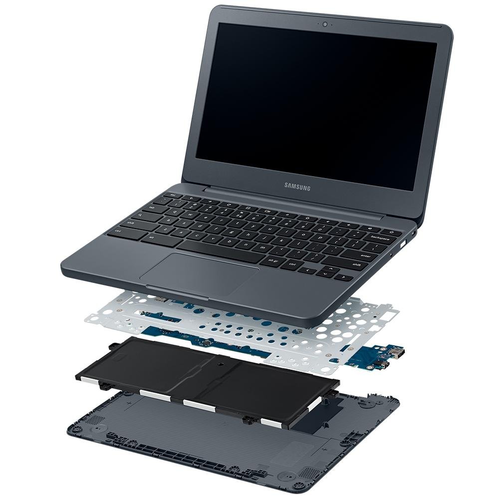 Chromebook Samsung Connect Intel Celeron N3060, 4GB, 16GB, Chrome OS, 11.6´, Grafite - XE501C13-AD2BR Chromebook Samsung Connect Intel Celeron N3060, 4GB, 16GB, Chrome OS, 11.6´, Grafite - XE501C13-AD2BR