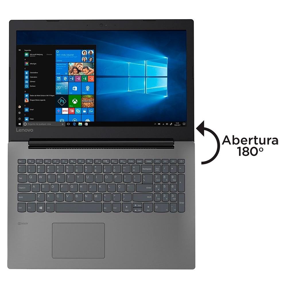 Notebook Lenovo B330, Intel Core i5-8250U, 4GB, 1TB, Windows 10 Pro, 15.6´ - 81M10004BR Notebook Lenovo B330, Intel Core i5-8250U, 4GB, 1TB, Windows 10 Pro, 15.6´ - 81M10004BR