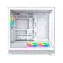 Gabinete Gamer Montech Sky 3, Mid Tower, Vidro Temperado, 4 Fans ARGB, ATX, Branco - SKY3W