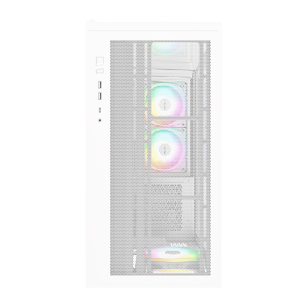 Gabinete Gamer Montech Sky 3, Mid Tower, Vidro Temperado, 4 Fans ARGB, ATX, Branco - SKY3W