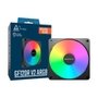 Kit Ventoinhas Montech GF120R V2, ARGB, Reverse, 3x 120mm, Preto - GF120RV2ARGB3PB