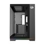 Gabinete Gamer Redragon Scalpel, Mid Tower, ATX, ARGB, Aquário com Fita de LED, USB 3.0, Sem FANs, Preto - GC-628