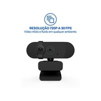 Webcam Multi HD 720P 30FPS Microfone WC056 | KaBuM