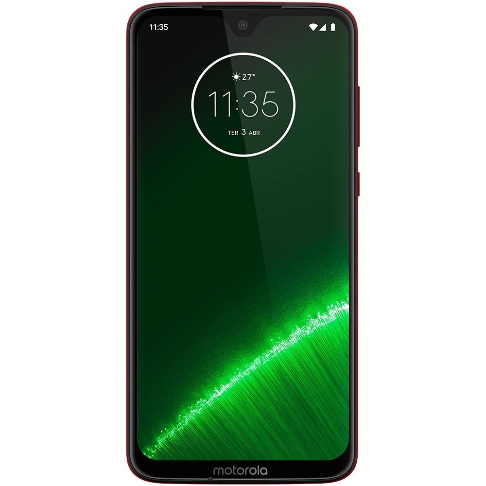 Smartphone Motorola Moto G7 Plus, 64GB, 16MP, Tela 6.2´, Rubi - XT1965-2
