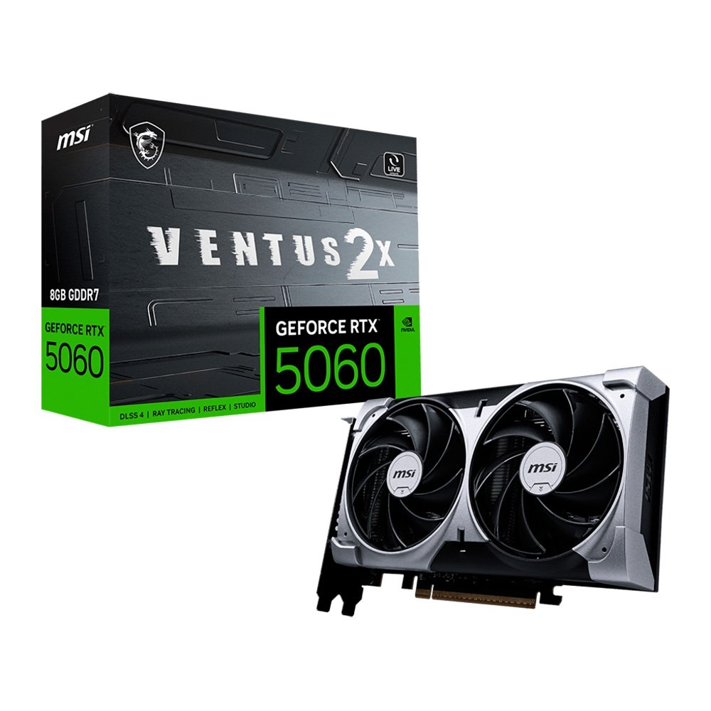 RTX 5060 8G MSI VENTUS 2X | KaBuM!