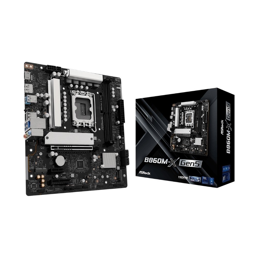 Placa-Mãe ASRock B860M-X Gen5, Intel LGA 1851, Micro ATX, DDR5 - 90-MXBSE0-A0UAYZ