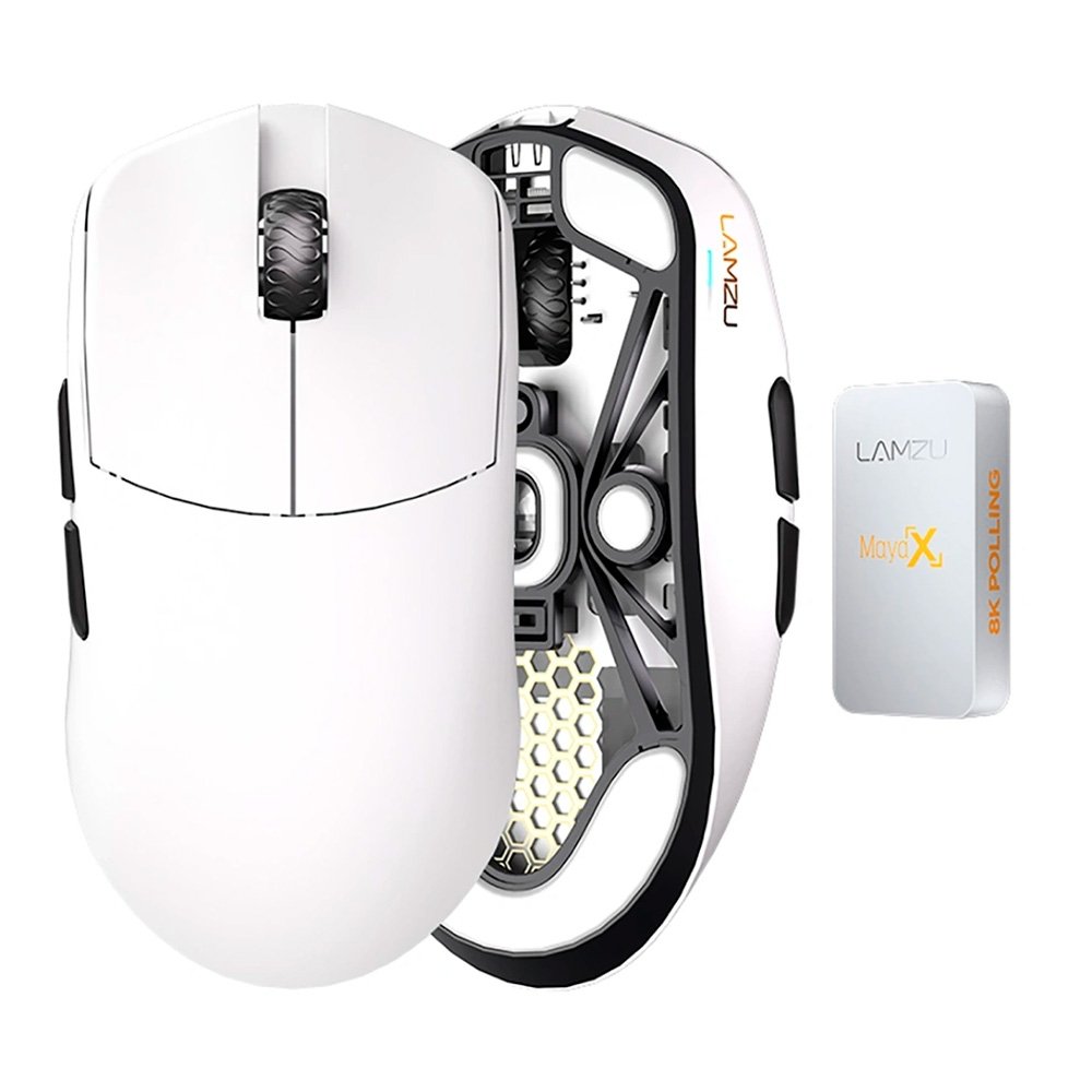 マウス・トラックボール lamzu maya x White Mouse Lamzu Maya X Branco 8K 47g | KaBuM!