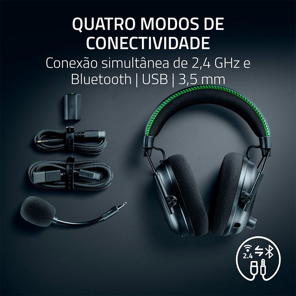 Razer BlackShark V3 Pro （美品） Headset Gamer Razer Blackshark V3 Pro, Drivers 50mm, Wireless
