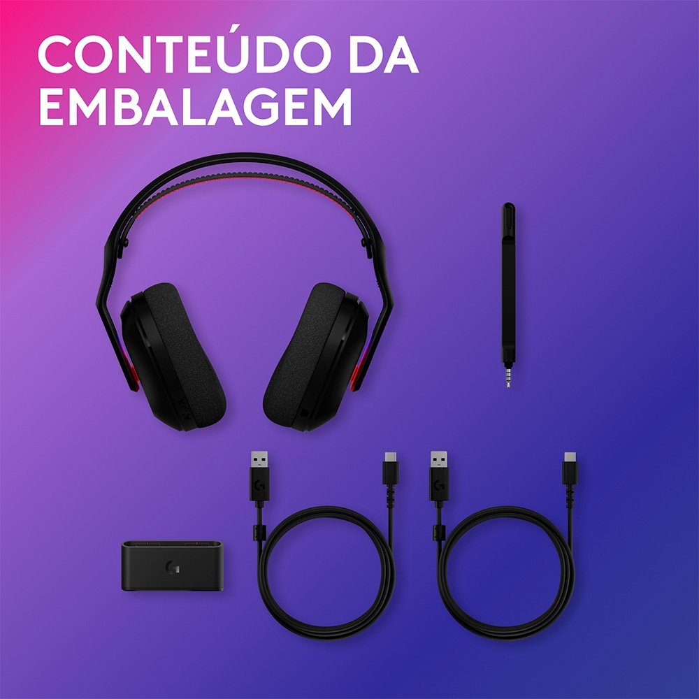 Headset Sem Fio Logitech G Astro A20 X | KaBuM!