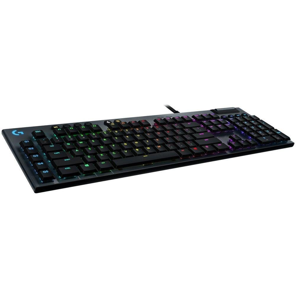 Teclado Mecânico Gamer Logitech G815, Design ultrafino, RGB, Switch GL Tactile, US - 920-008984