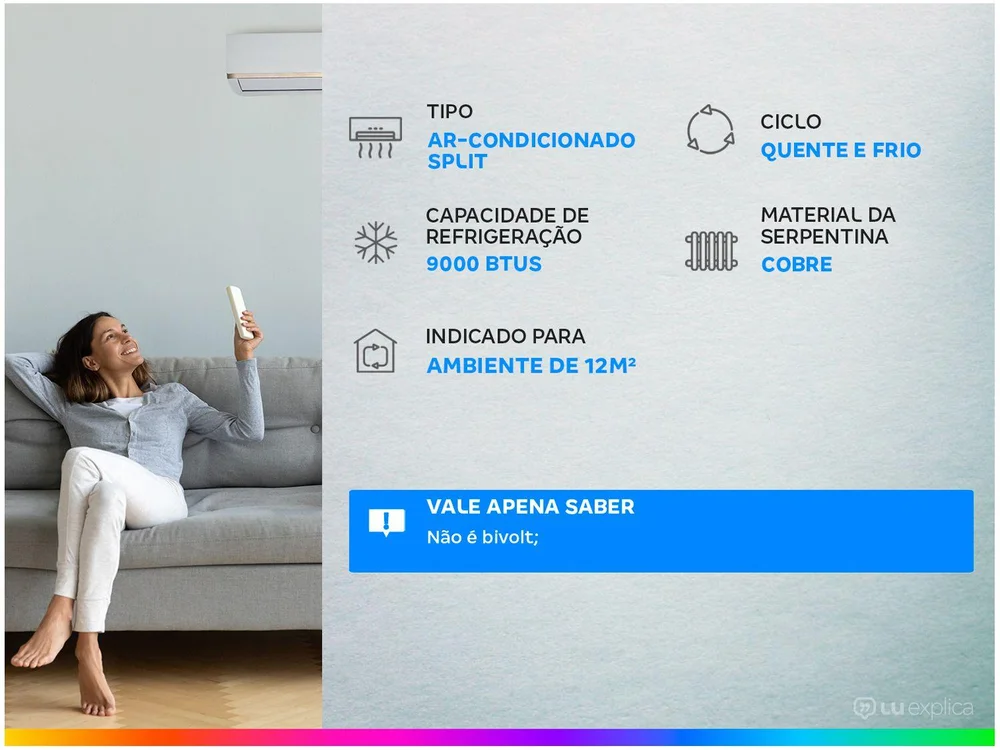 Ar Condicionado Split Hw On/off Eco Top Agratto, 9000 Btus, Quente/frio, 220V, Monofásico - ECST9QFR4-02 Ar Condicionado Split Hw On/off Eco Top Agratto, 9000 Btus, Quente/frio, 220V, Monofásico - ECST9QFR4-02