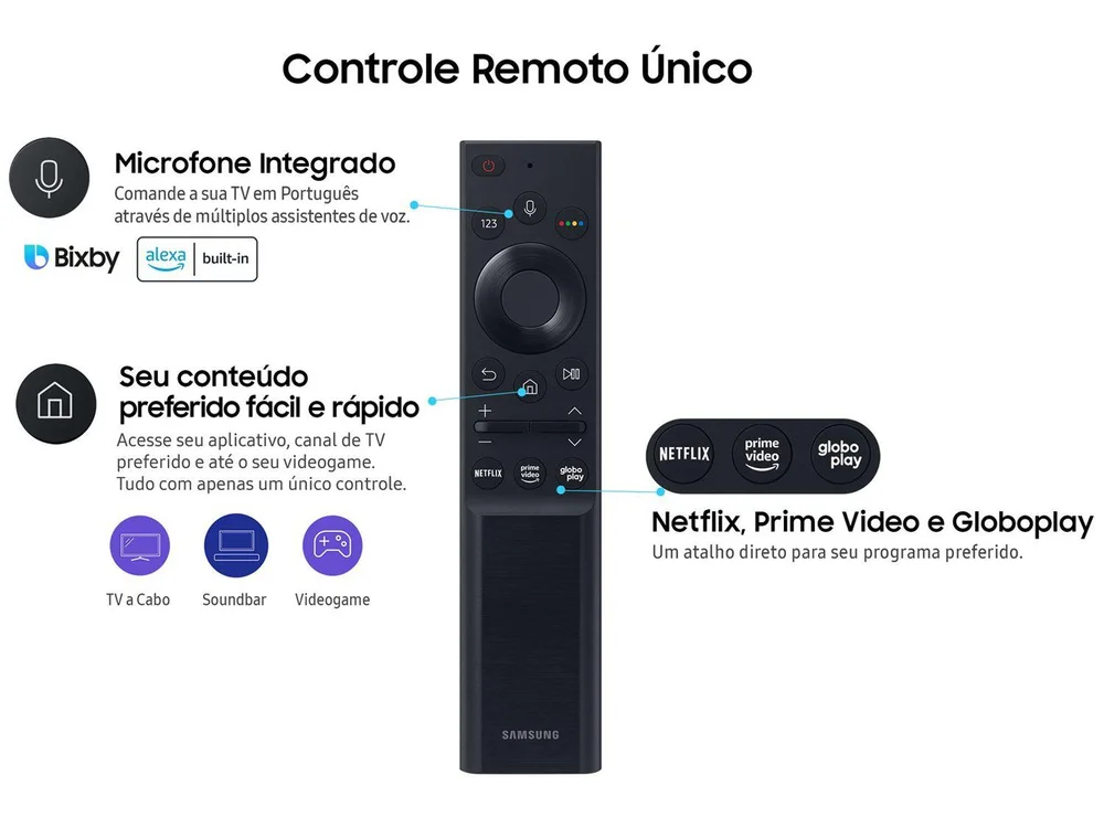 Smart TV Samsung Crystal 60 Polegadas 4K, UHD, Design Slim, Som Em Movimento, Virtual Visual, Sem Cabos - 60AU8000 Smart TV Samsung Crystal 60 Polegadas 4K, UHD, Design Slim, Som Em Movimento, Virtual Visual, Sem Cabos - 60AU8000